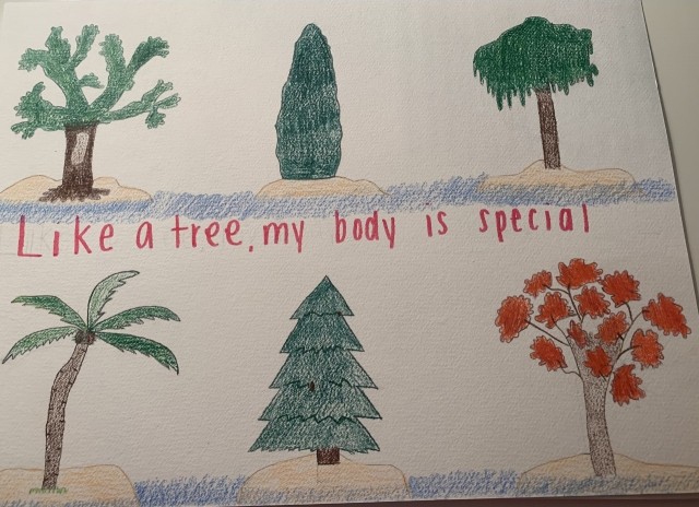 An image of artwork created for the Love Your Tree campaign