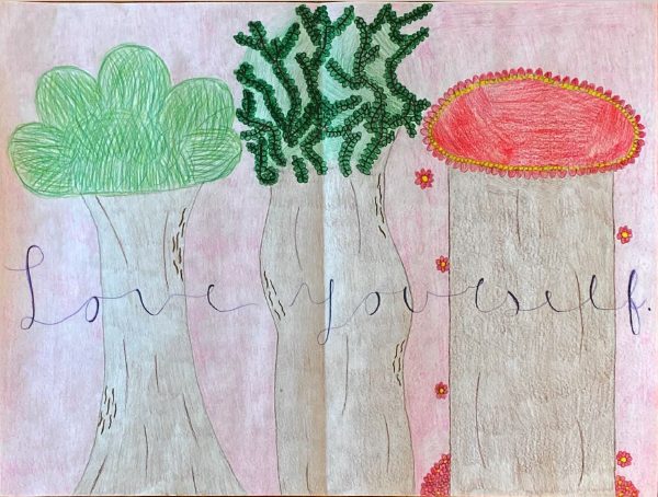 An image of artwork created for the Love Your Tree campaign