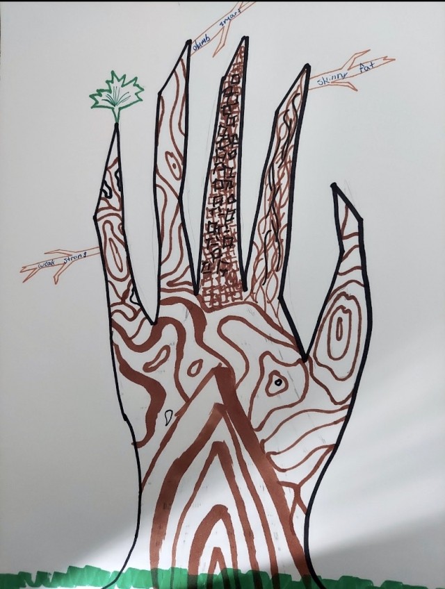 An image of artwork created for the Love Your Tree campaign