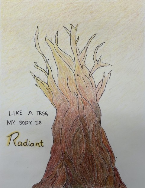 An image of artwork created for the Love Your Tree campaign